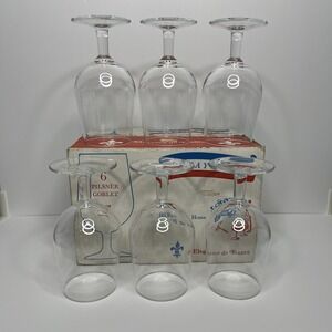 Elegance de France Lafayette Pilsner Goblet 11oz Glasses Parfait Dessert Wine